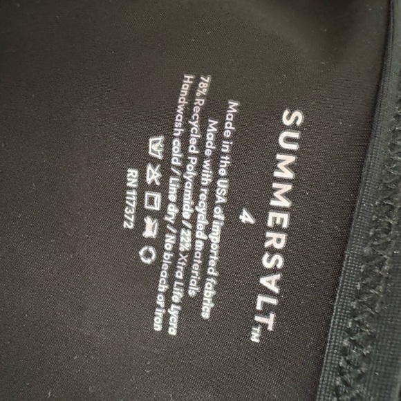 Somersault Black One Piece Bathing Suit- New - Picture 5 of 7